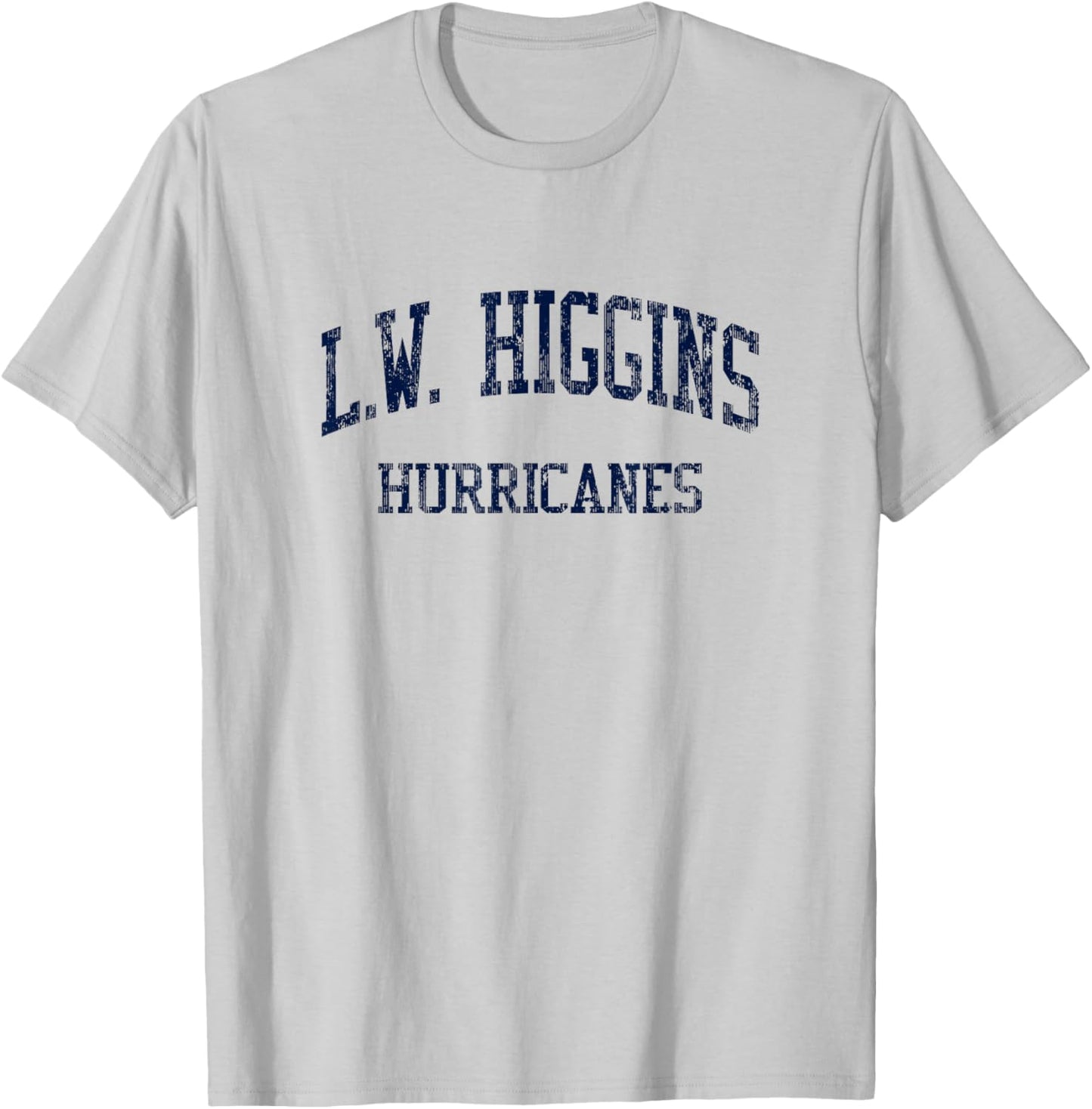 L.W. Higgins High School HS Marrero LA Vintage Sports T-Shirt - T-Shirt | Ash