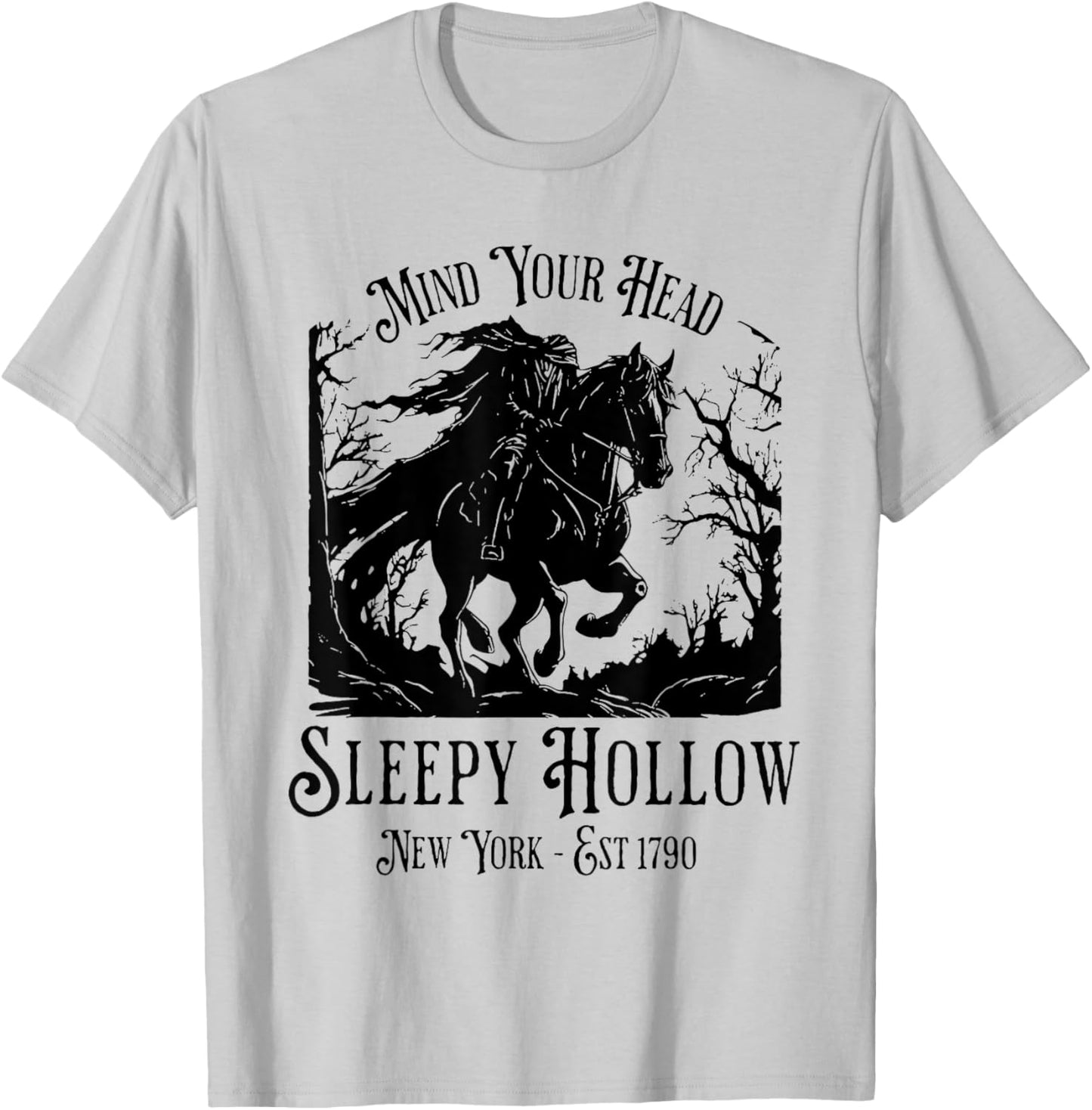 Sleepy Hollow New York Vintage T-Shirt - T-Shirt | Ash