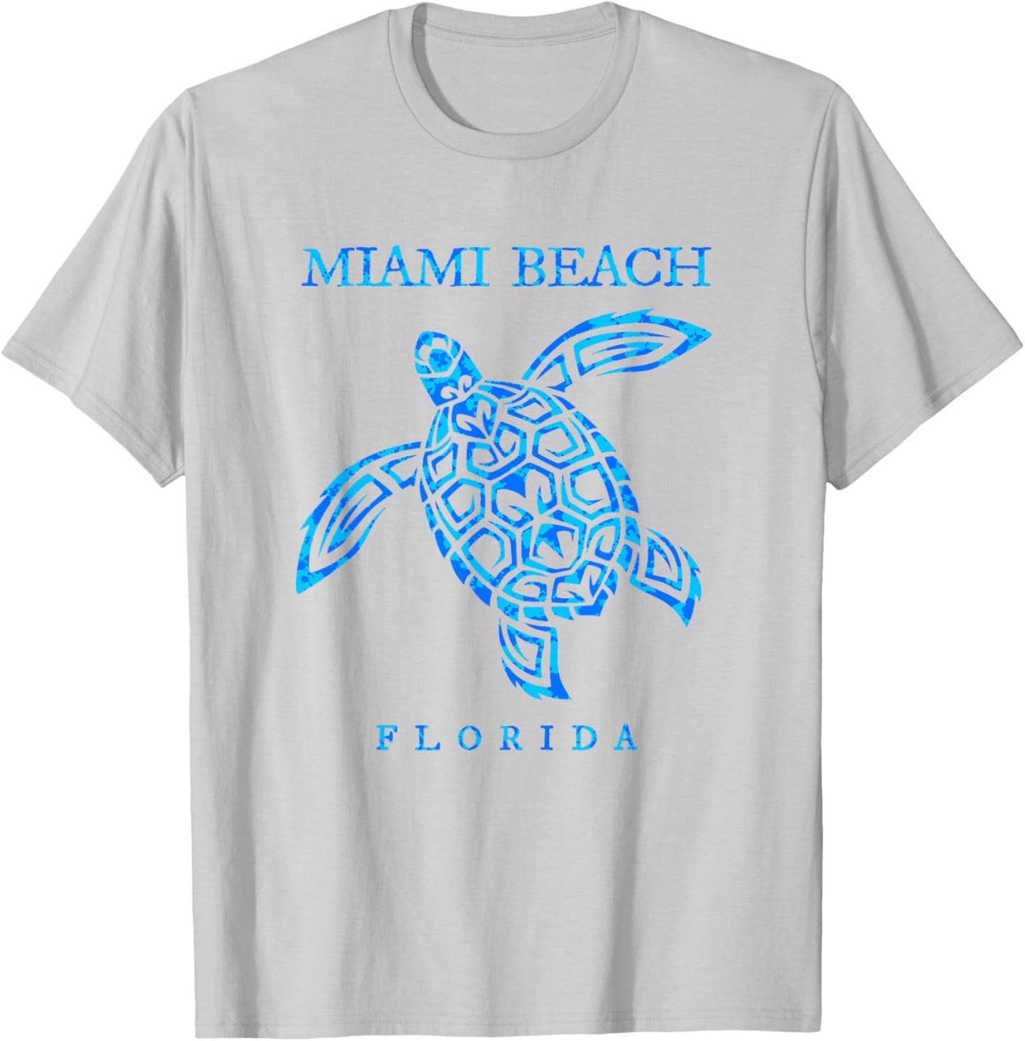 Miami Beach Florida Sea Turtle Boys Girls Toddler T-Shirt - T-Shirt | Ash