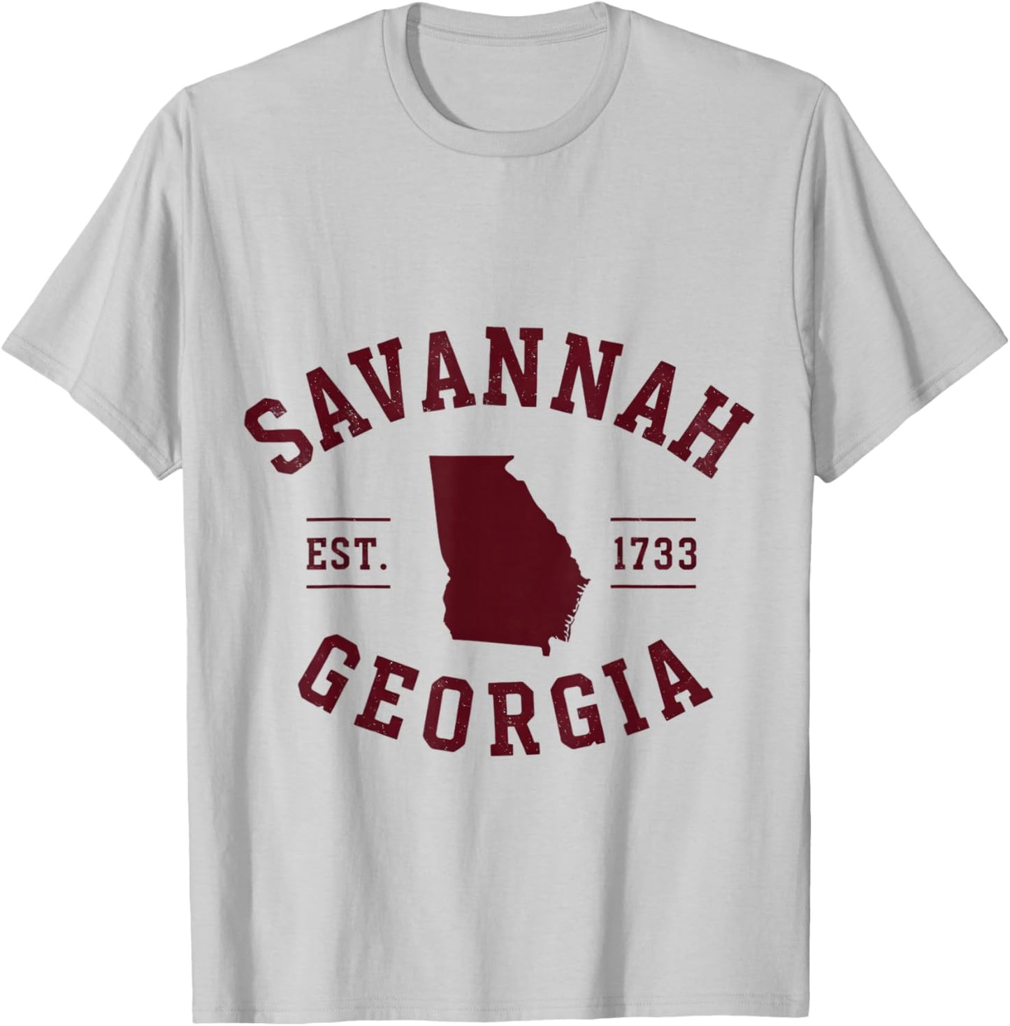 Savannah Georgia Est 1733 Vintage City T-Shirt - T-Shirt | Ash