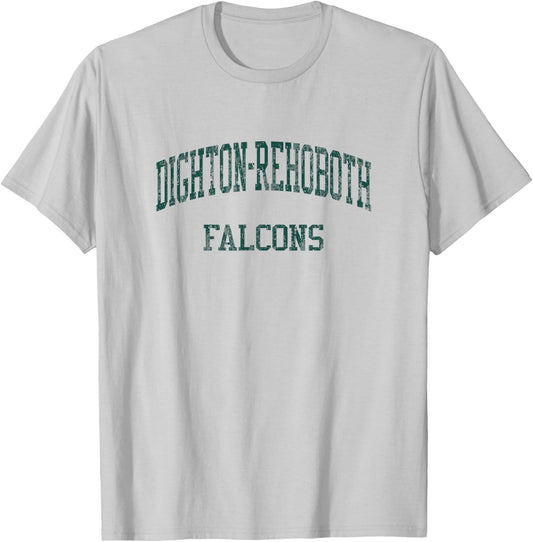 Dighton-Rehoboth High School HS North Dighton MA Vintage SPO T-Shirt - T-Shirt | Ash