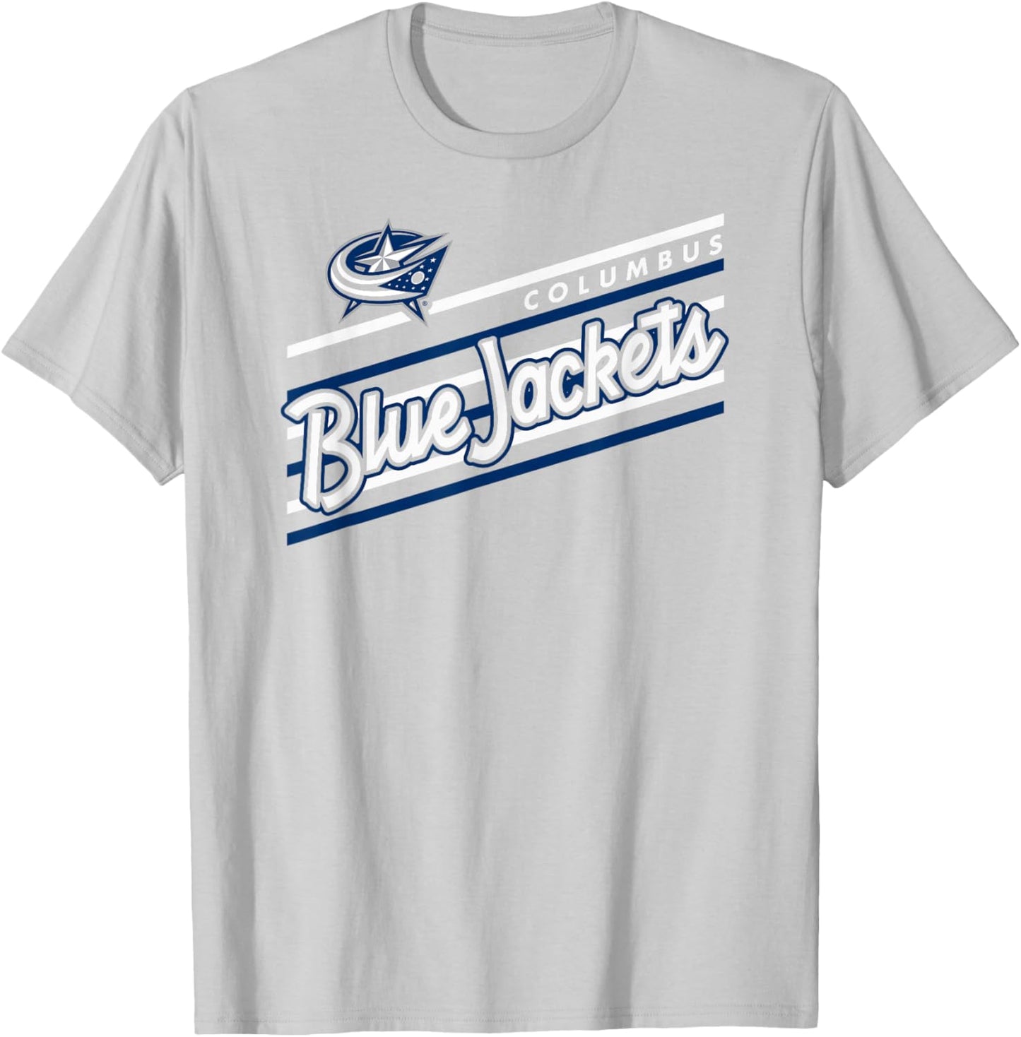 Columbus Blue Jackets Retro Performer Red NHL Licensed T-Shirt - T-Shirt | Ash