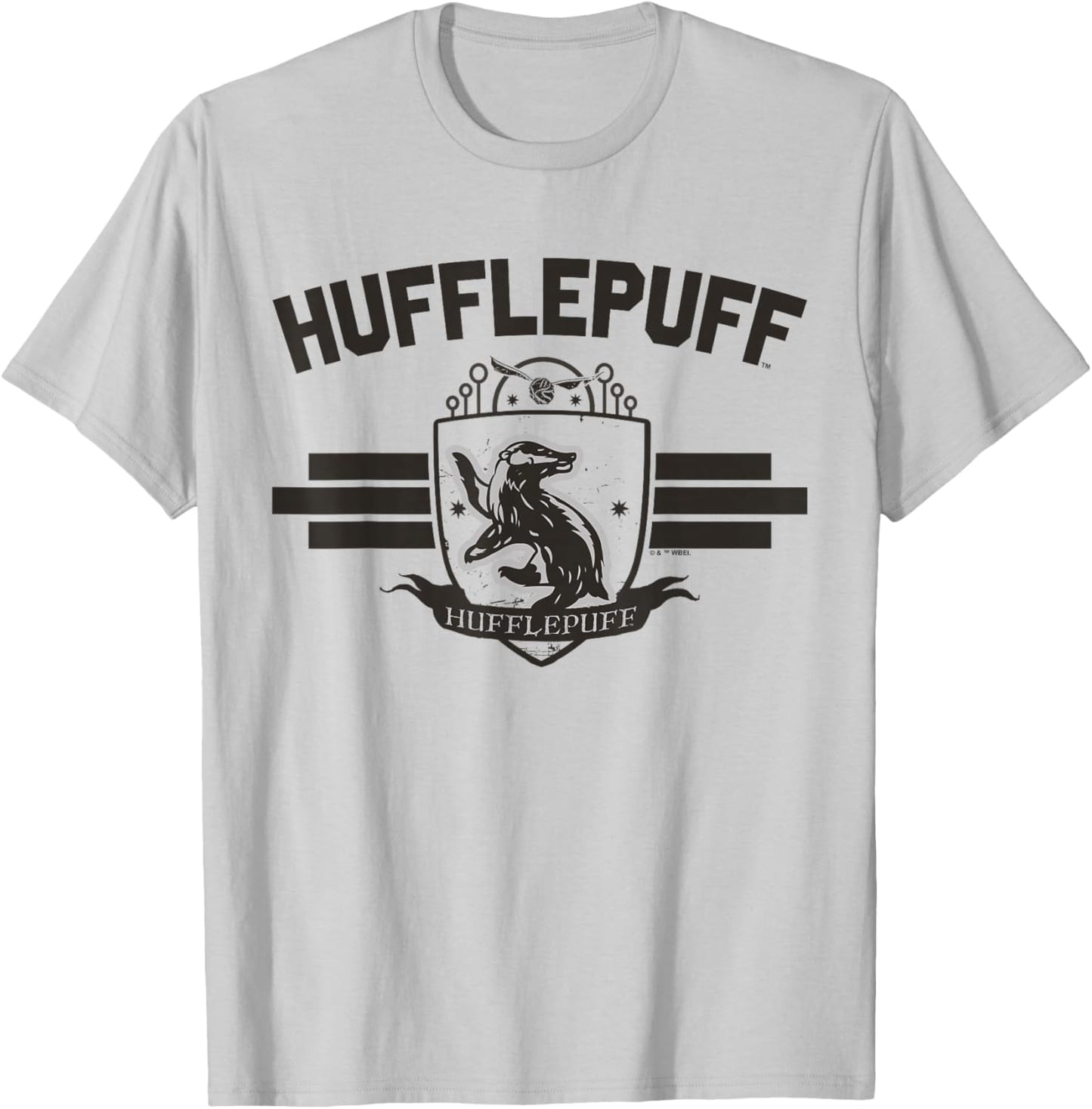 Harry Potter Hufflepuff Quidditch Bar T-Shirt - T-Shirt | Ash