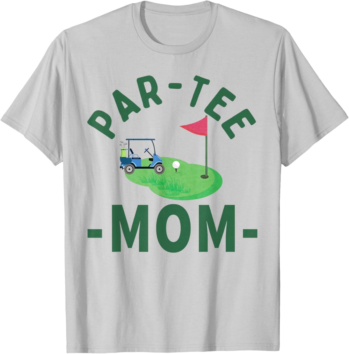The Par Mom Hole in One Golf Parents Matching Family T-Shirt - T-Shirt | Ash