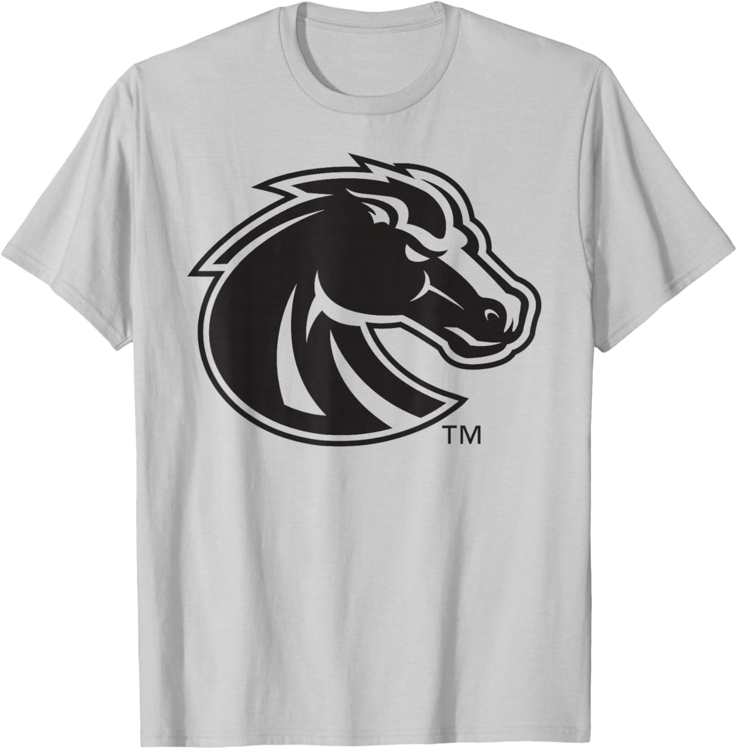 Boise State Broncos Two Tone White Officially Licensed T-Shirt - T-Shirt | Ash