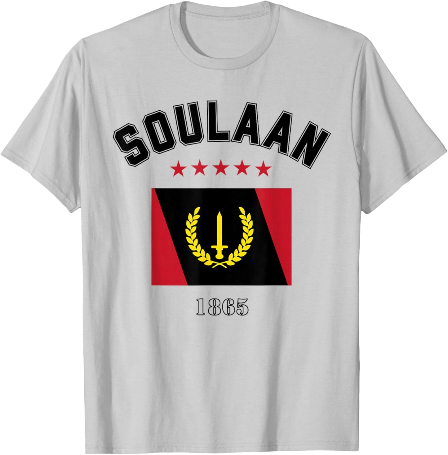 Soulaan Flag T-Shirt - T-Shirt | Ash