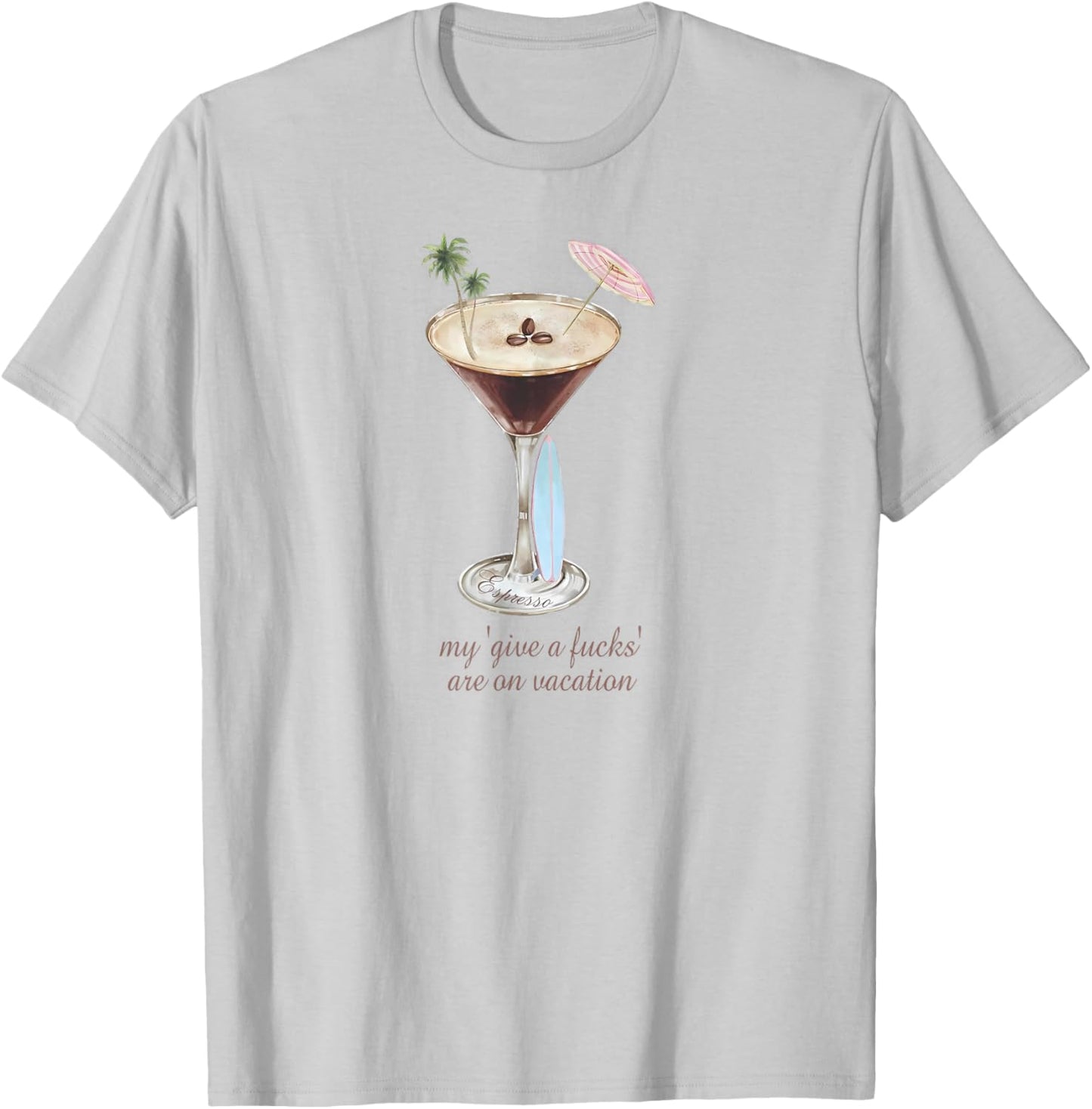 Espresso Martini Shirt For Vacation Girl Women T-Shirt - T-Shirt | Ash