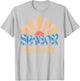 Senior Sunrise 2027 Boho Colorful High School Jenior Retro T-Shirt - T-Shirt | Ash