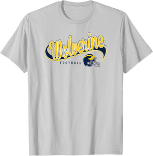 Michigan Wolverines Football Goodness Gray T-Shirt - T-Shirt | Ash