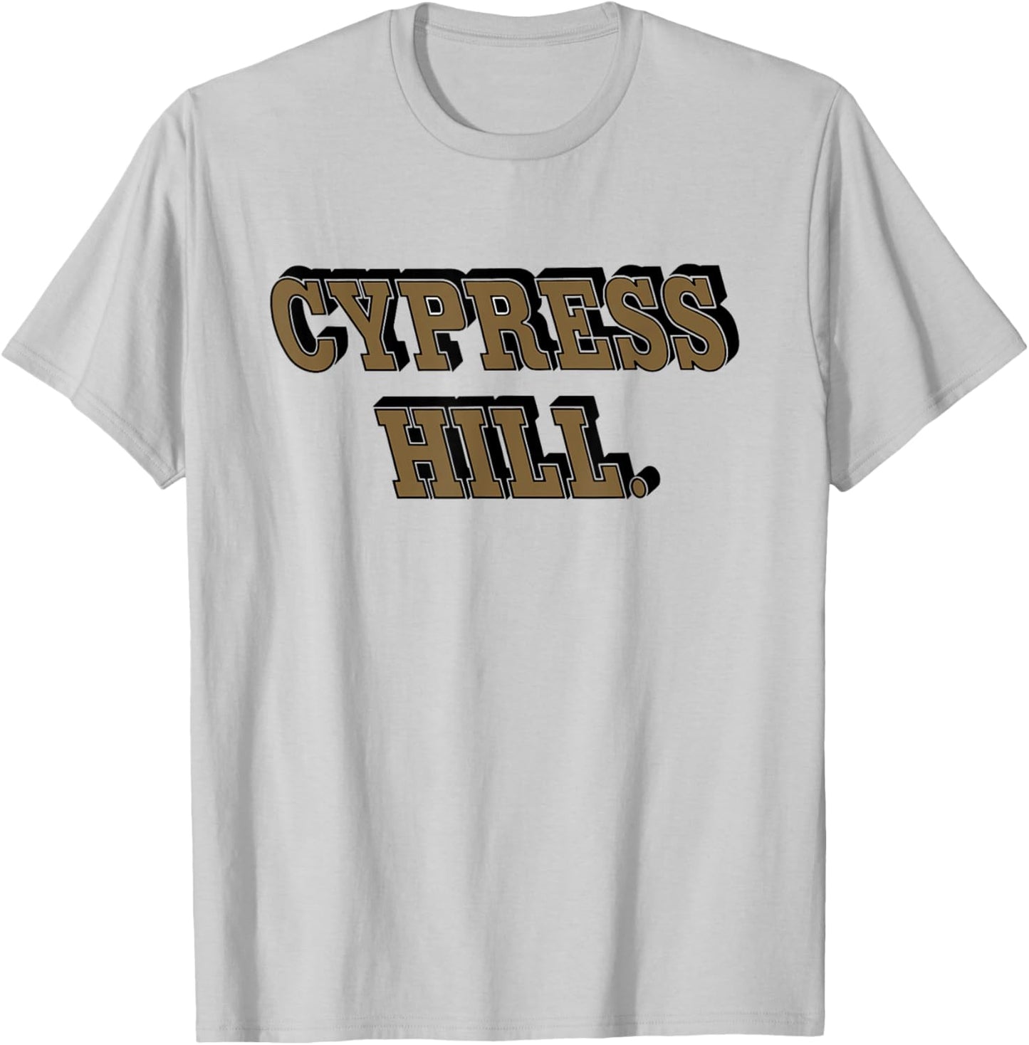 Cypress Hill Slanted Spell Out T-Shirt - T-Shirt | Ash