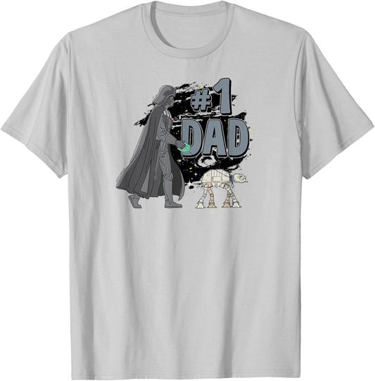 Star Wars - Number One Dad Darth T-Shirt - T-Shirt | Ash
