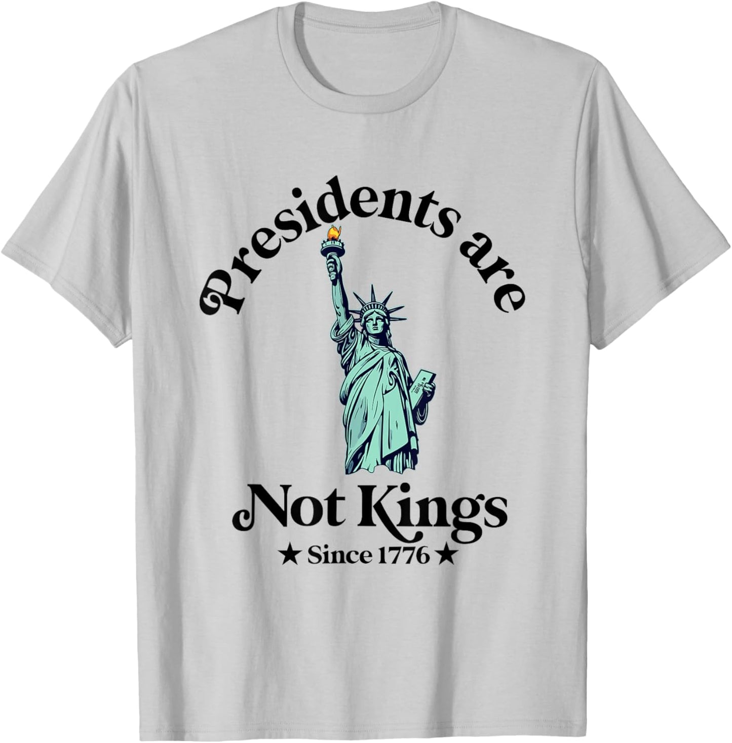 USA Flag Democracy T-Shirt - T-Shirt | Ash
