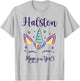 First Name Halston Personalized Halston T-Shirt - T-Shirt | Ash