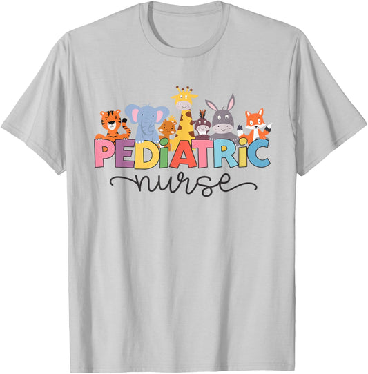 Pediatric Nurse PEDS Nursing Appreciation Pediatric T-Shirt - T-Shirt | Ash