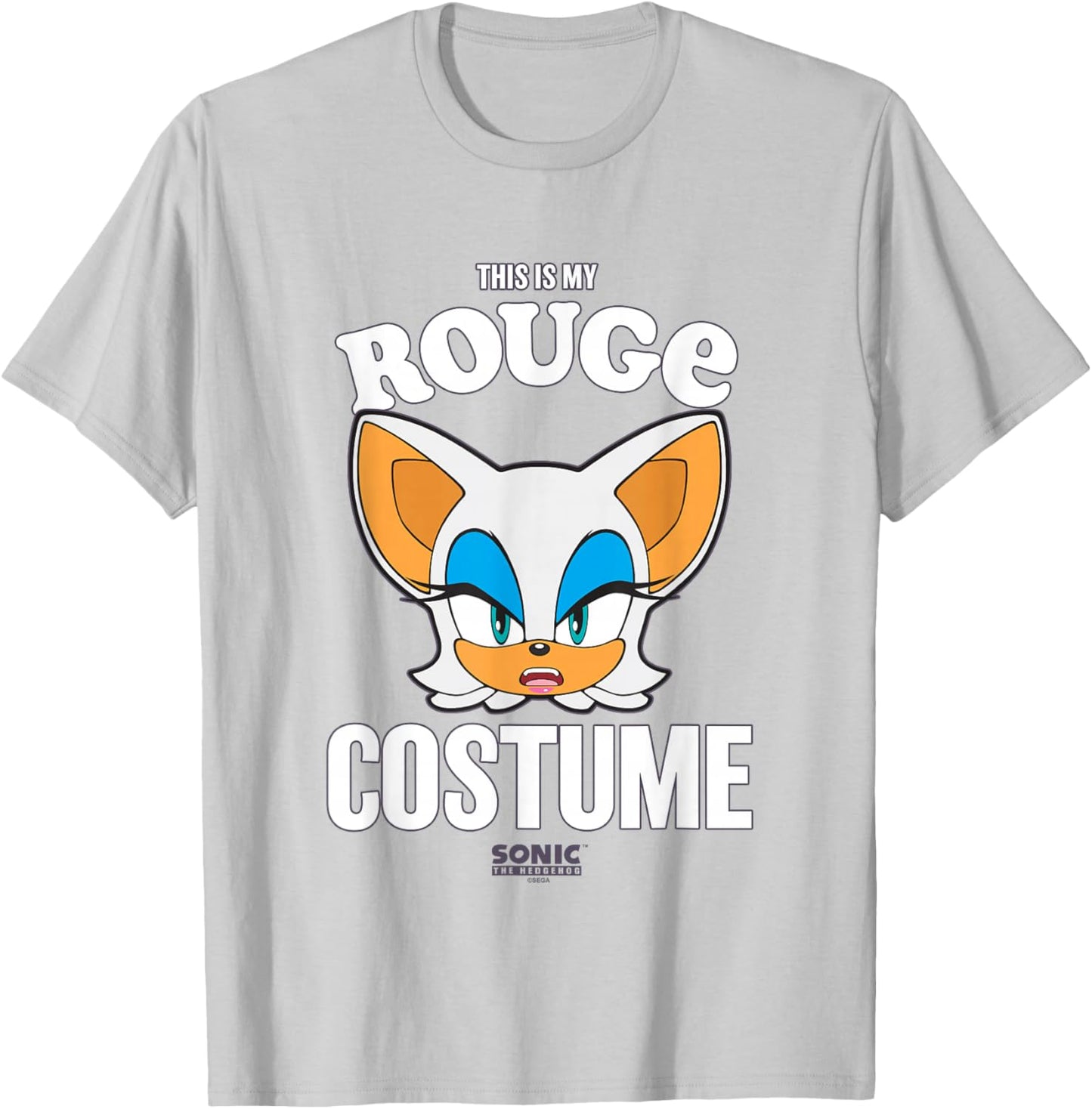 Sonic The Hedgehog Halloween This Is My Rouge Costume T-Shirt - T-Shirt | Ash