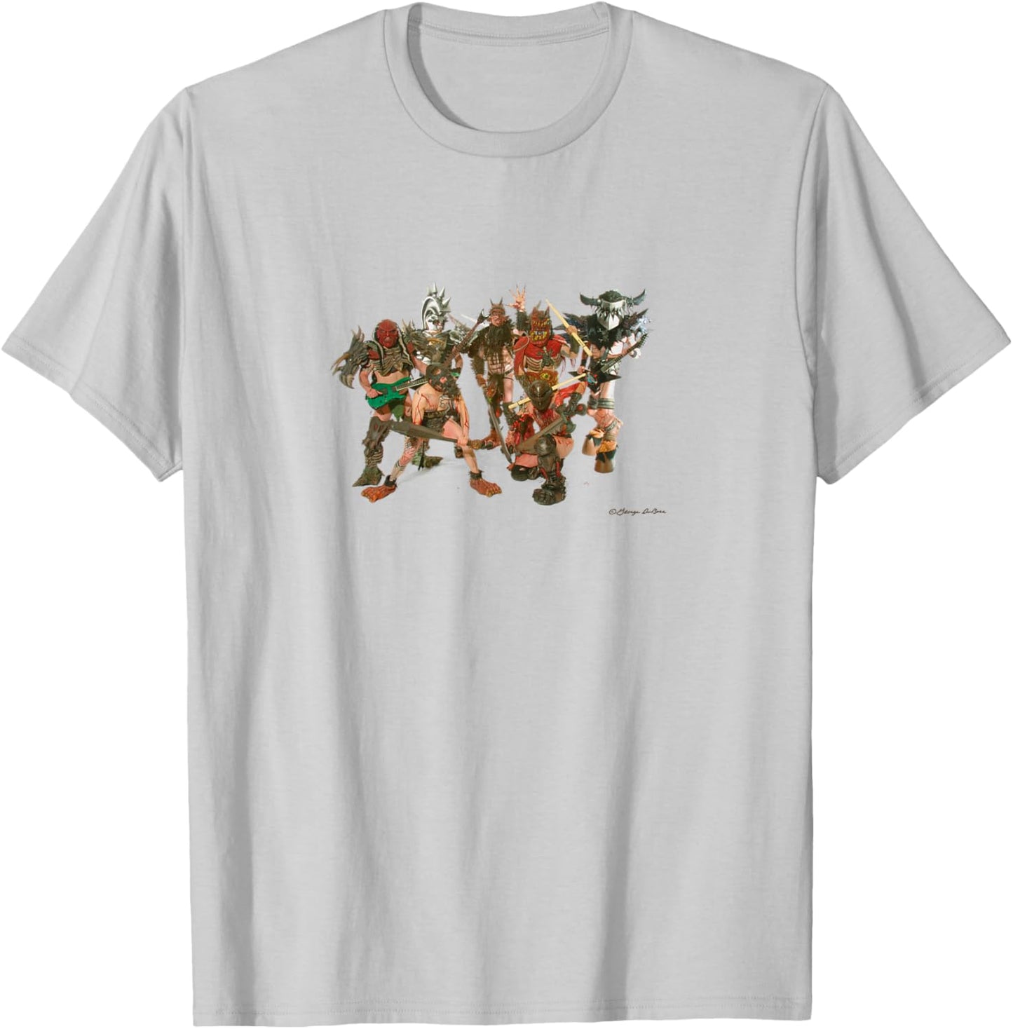 GWAR Heavy Metal Band by George DuBose T-Shirt - T-Shirt | Ash
