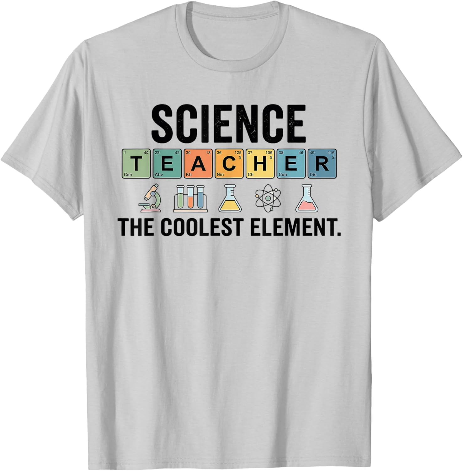 Vintage The Coolest Element Periodic Table Science Teacher T-Shirt - T-Shirt | Ash