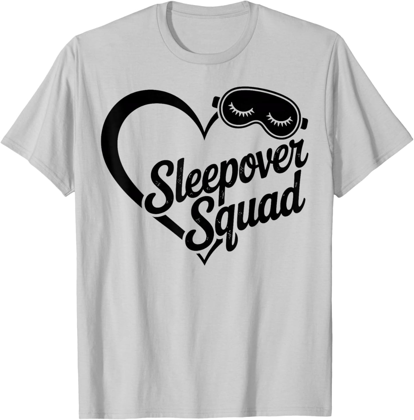 Sleepover Squad Heart T-Shirt - T-Shirt | Ash