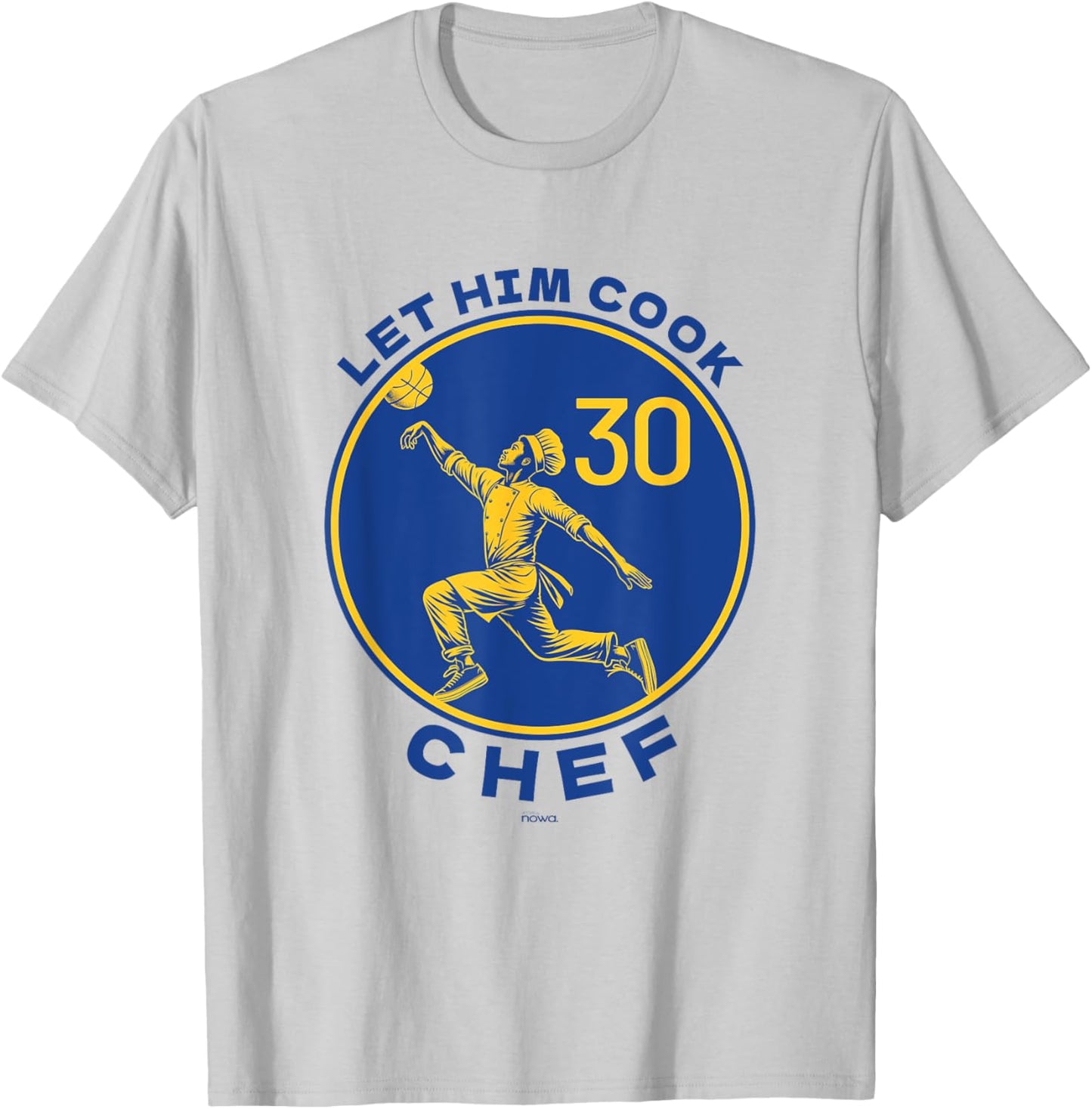 Let the Chef Cook Funny Basketball Court Legend Motivation T-Shirt - T-Shirt | Ash