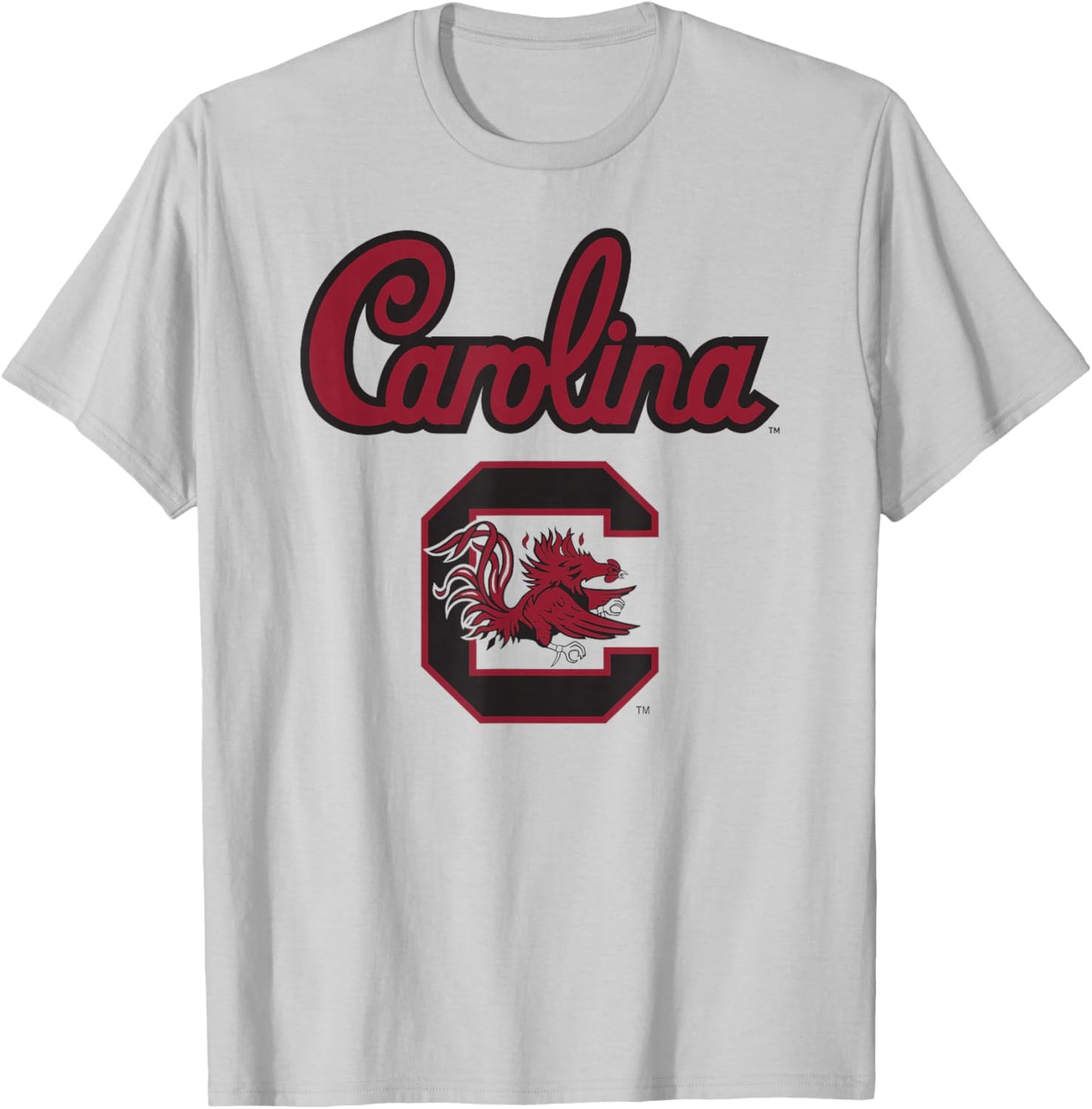 South Carolina Gamecocks Classic White Officially Licensed T-Shirt - T-Shirt | Ash