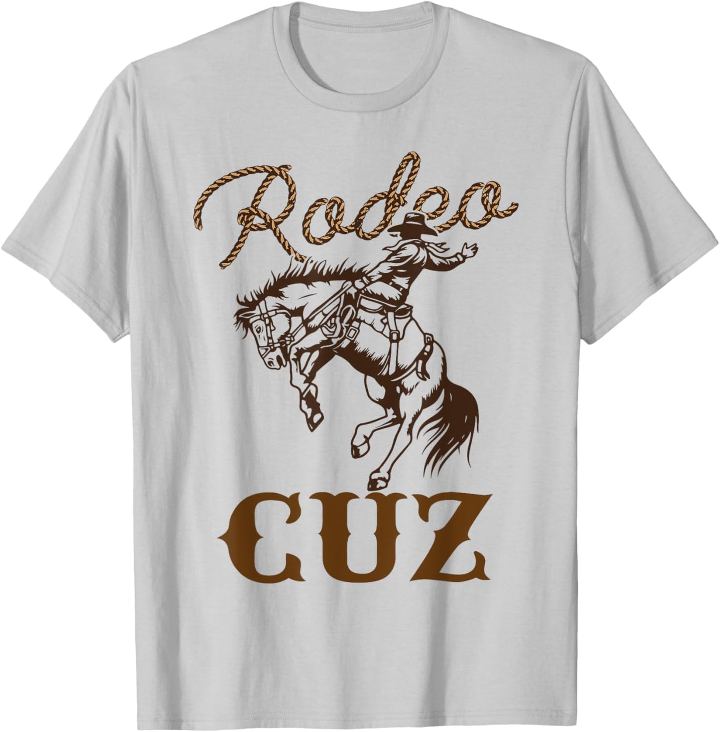 Cuz Birthday Cowboy Cowgirl Western Rodeo Cousin Bday Party T-Shirt - T-Shirt | Ash