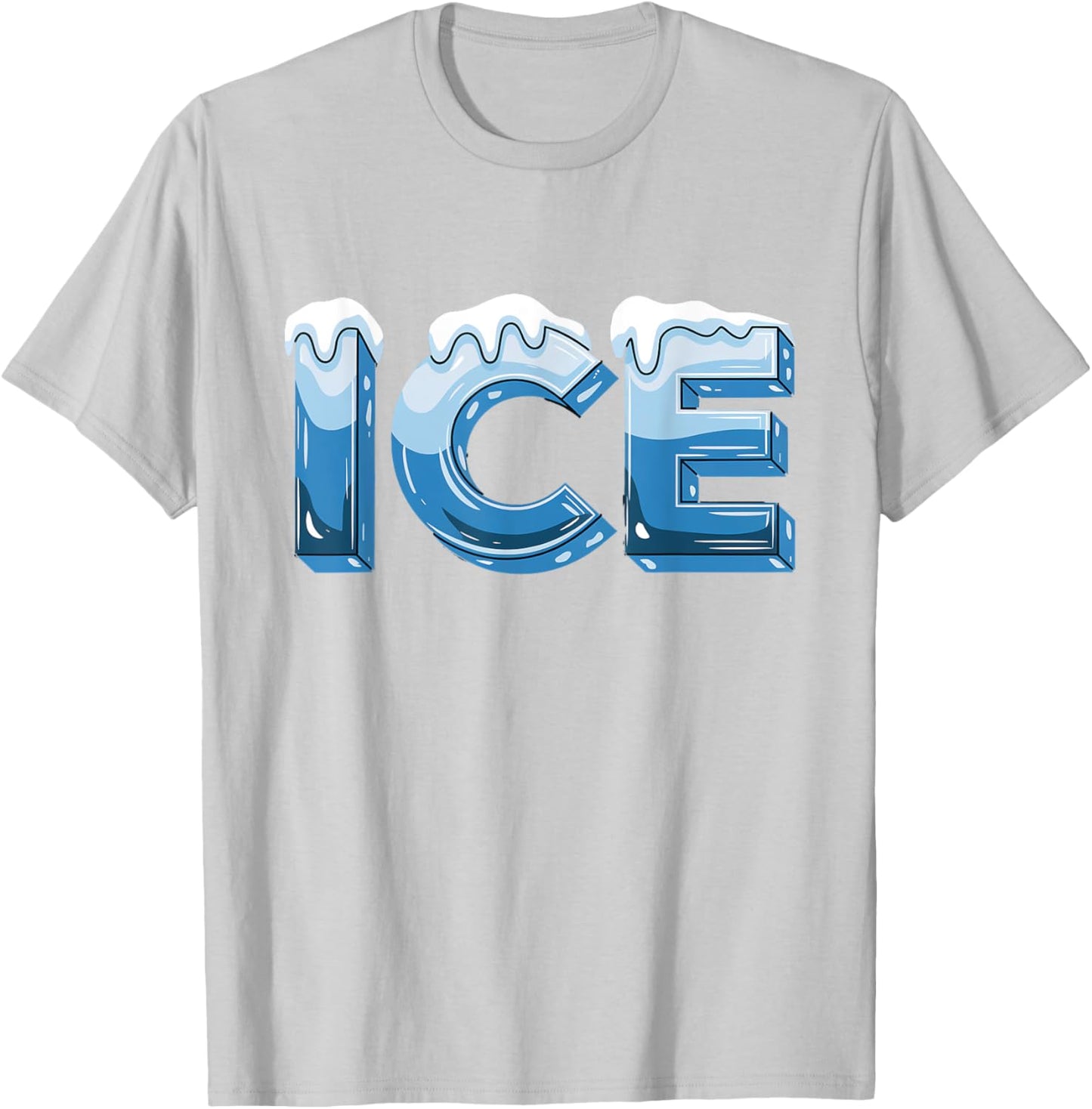 Easy DIY Fire And Ice Halloween Costumes Couple Matching T-Shirt - T-Shirt | Ash