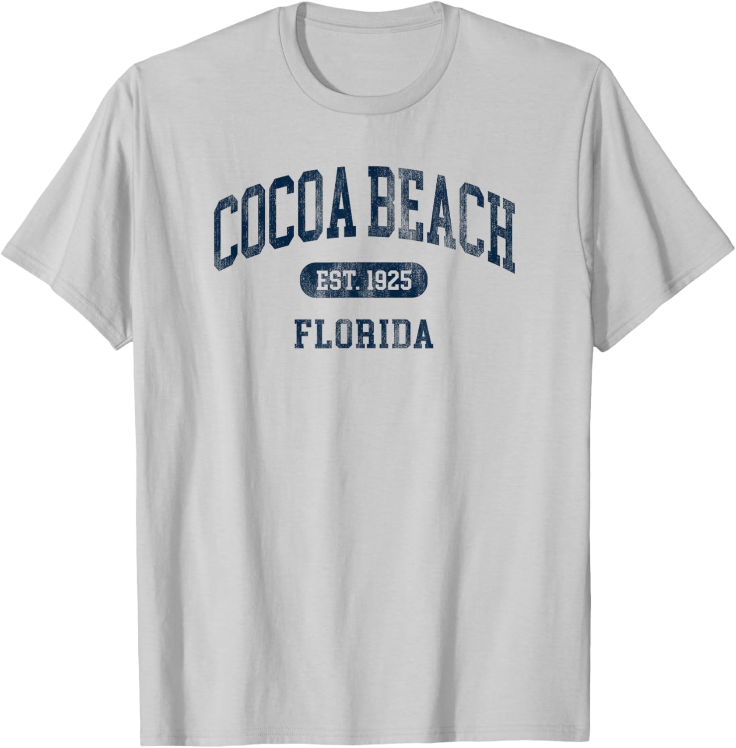 Vintage Cocoa Beach Florida Retro Preppy Throwback T-Shirt - T-Shirt | Ash