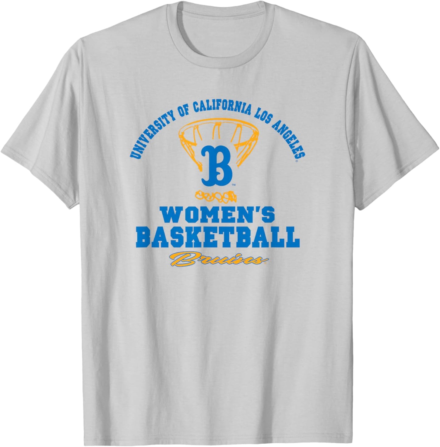 UCLA Bruins Women's Basketball Hype White T-Shirt - T-Shirt | Ash