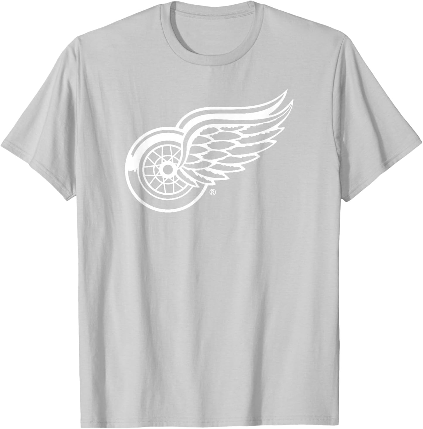 Detroit Red Wings Icon Red Officially Licensed T-Shirt - T-Shirt | Ash