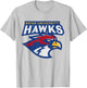 Briar University Hawks T-Shirt - T-Shirt | Ash