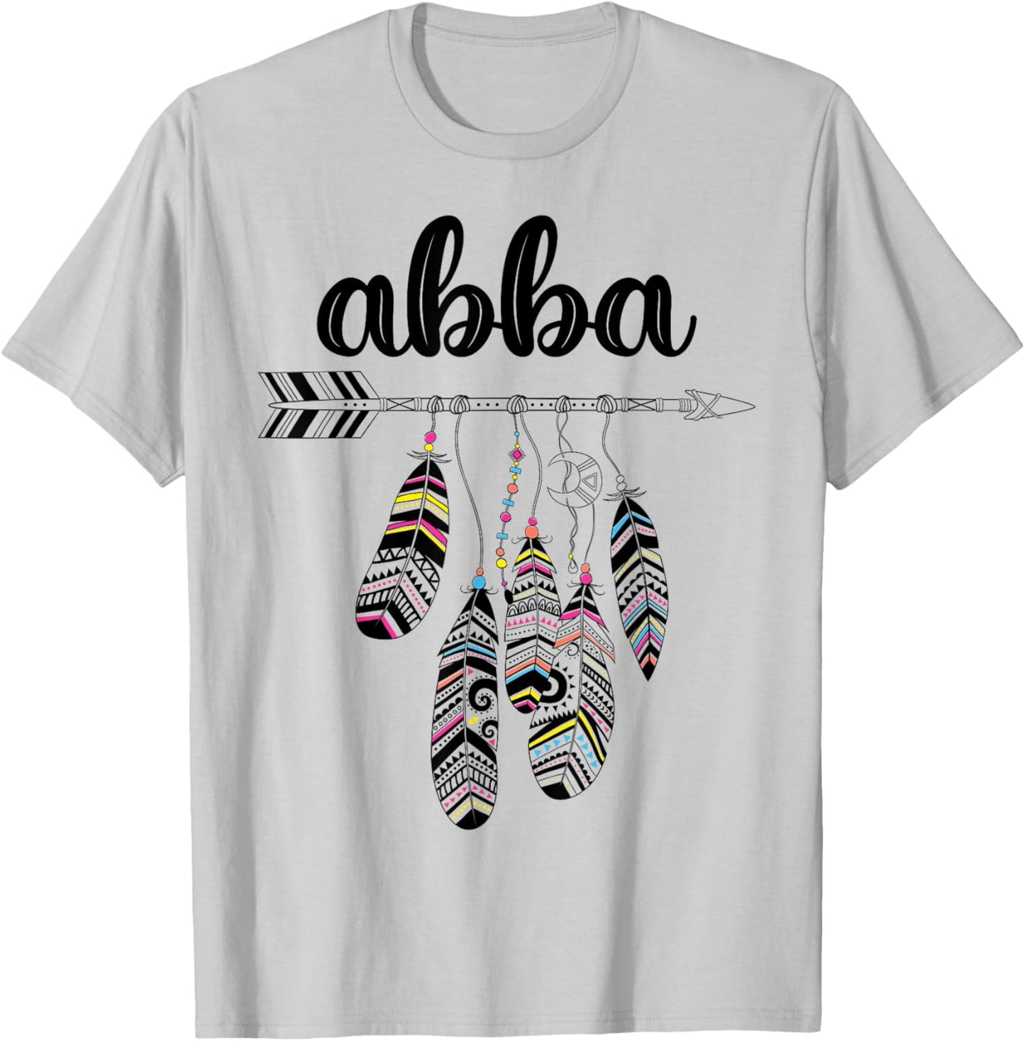 Abba Name Women Men Kids Abba Birthday Shirt Gift Abba Name T-Shirt - T-Shirt | Ash
