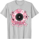 Girls Retro Taylor First Name Personalised Groovy 80s T-Shirt - T-Shirt | Ash