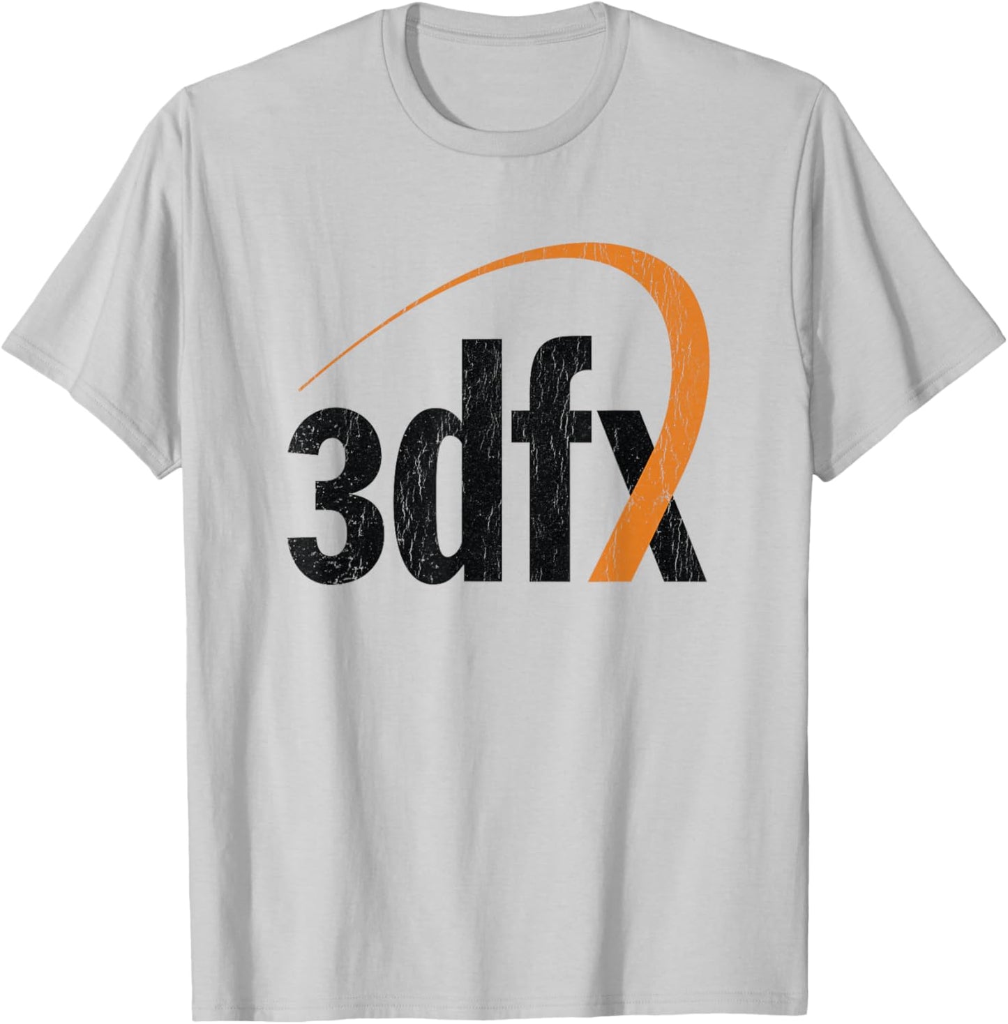 3DFX Vintage 3D GPU Logo T-Shirt - T-Shirt | Ash