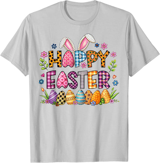 Easter Holiday Enthusiast Spring Season Bunny Celebration T-Shirt - T-Shirt | Ash