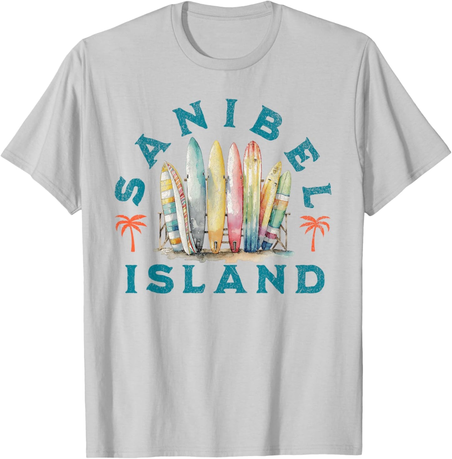 Sanibel Island T-Shirt - T-Shirt | Ash