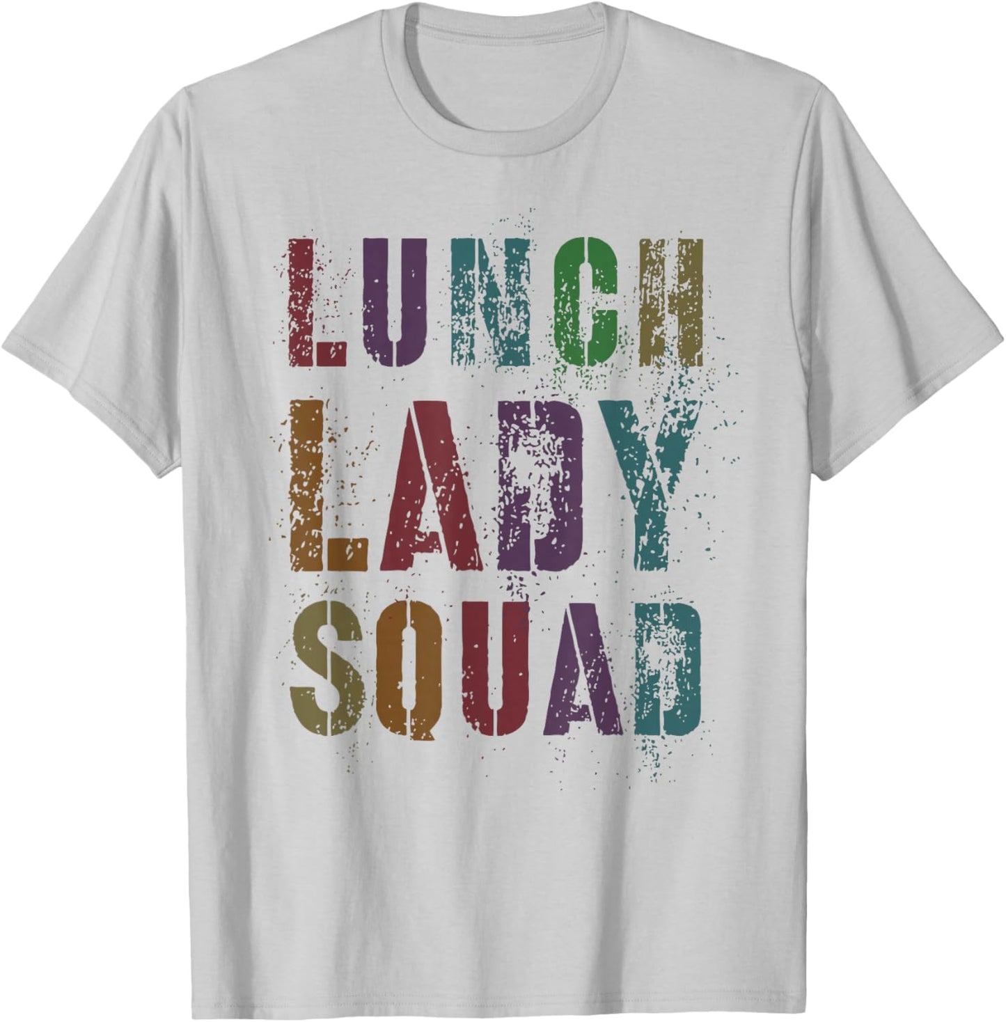 Funny LUNCH LADY SQUAD Cafeteria Worker Meal Preparation T-Shirt - T-Shirt | Ash