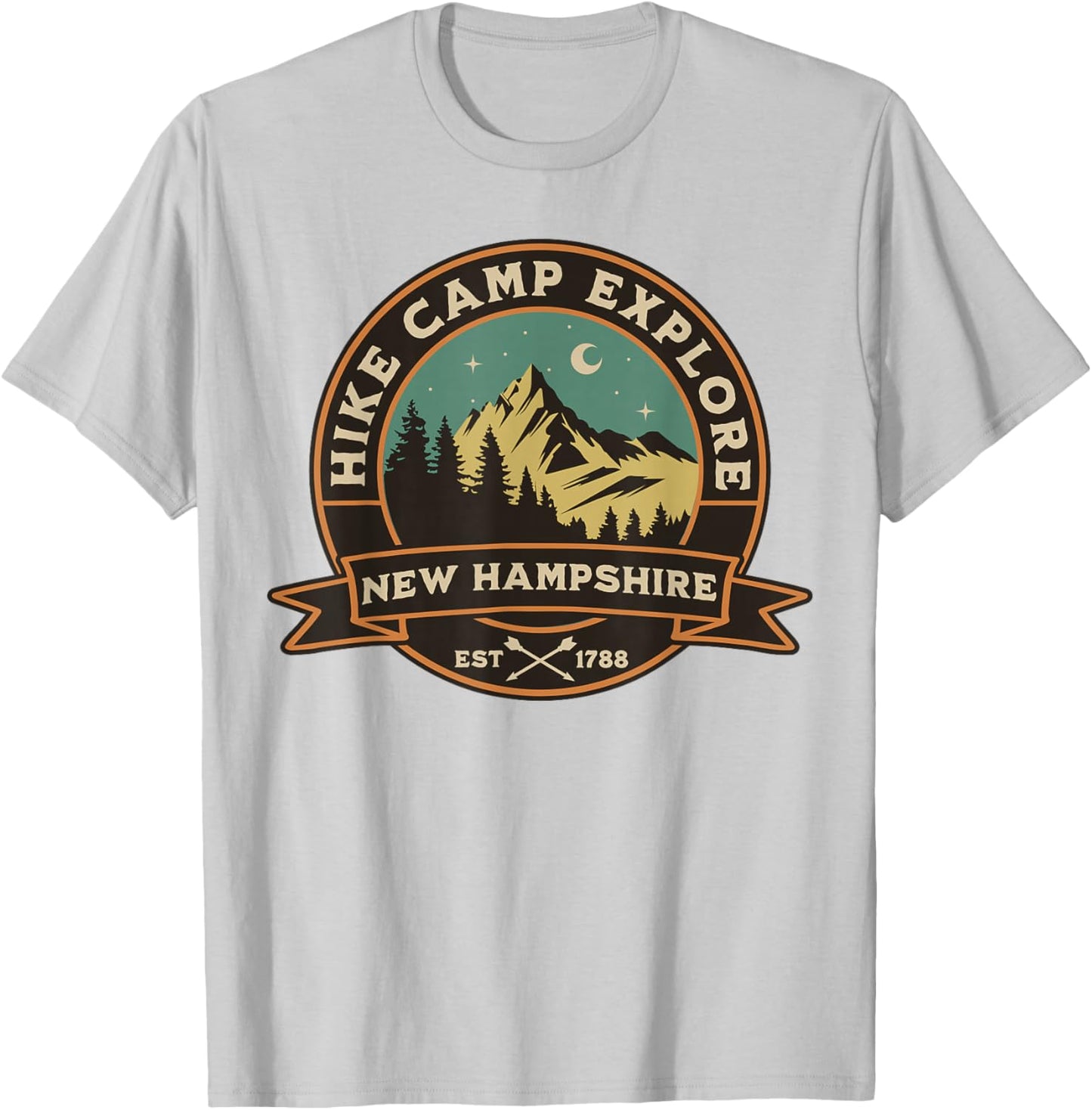 New Hampshire T-Shirt - T-Shirt | Ash