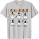 Pain Scale Christmas Nurse Triage and Pain Assessment T-Shirt - T-Shirt | Ash