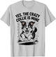 Collie Breed Cute Dog Lover Cartoon Funny Border Collie T-Shirt - T-Shirt | Ash