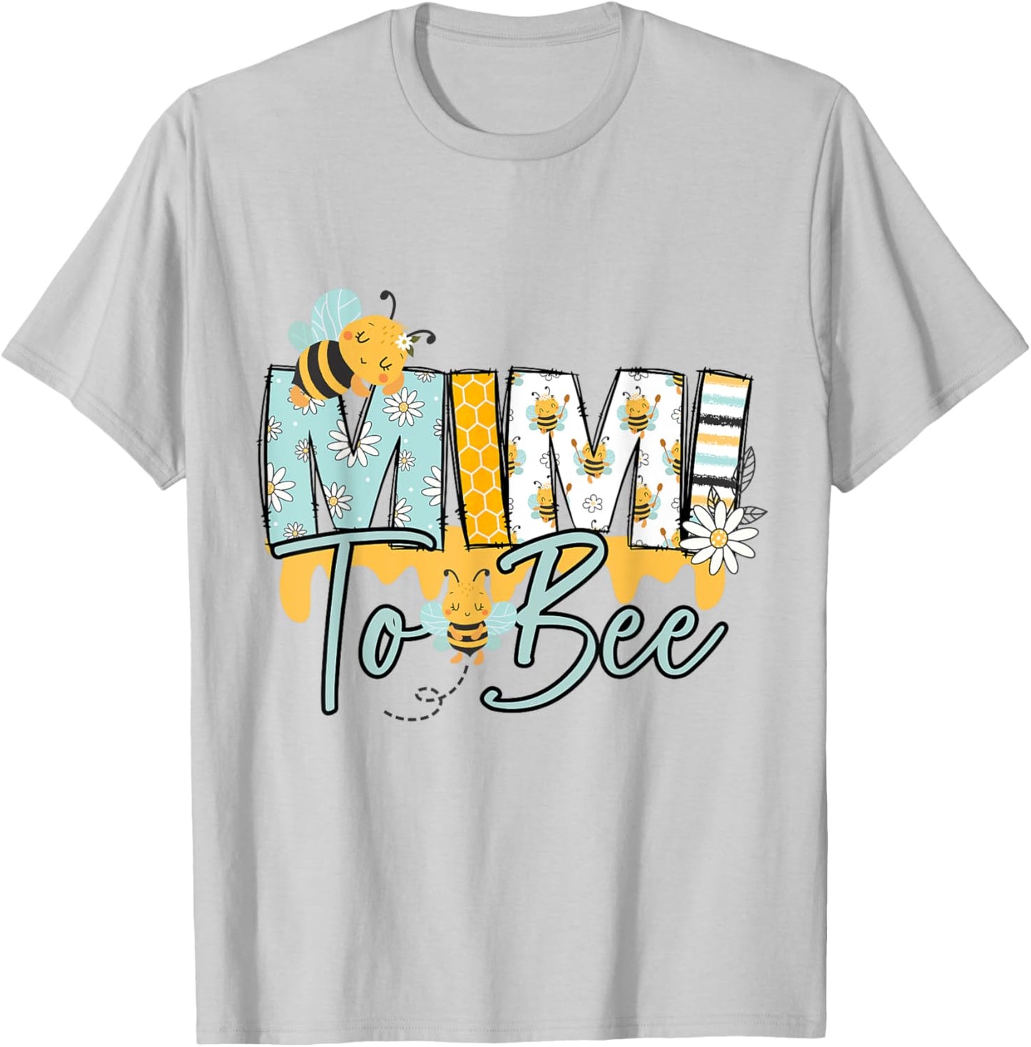 Baby Bee Mimi Honey Bee Gender Reveal Baby Shower T-Shirt - T-Shirt | Ash