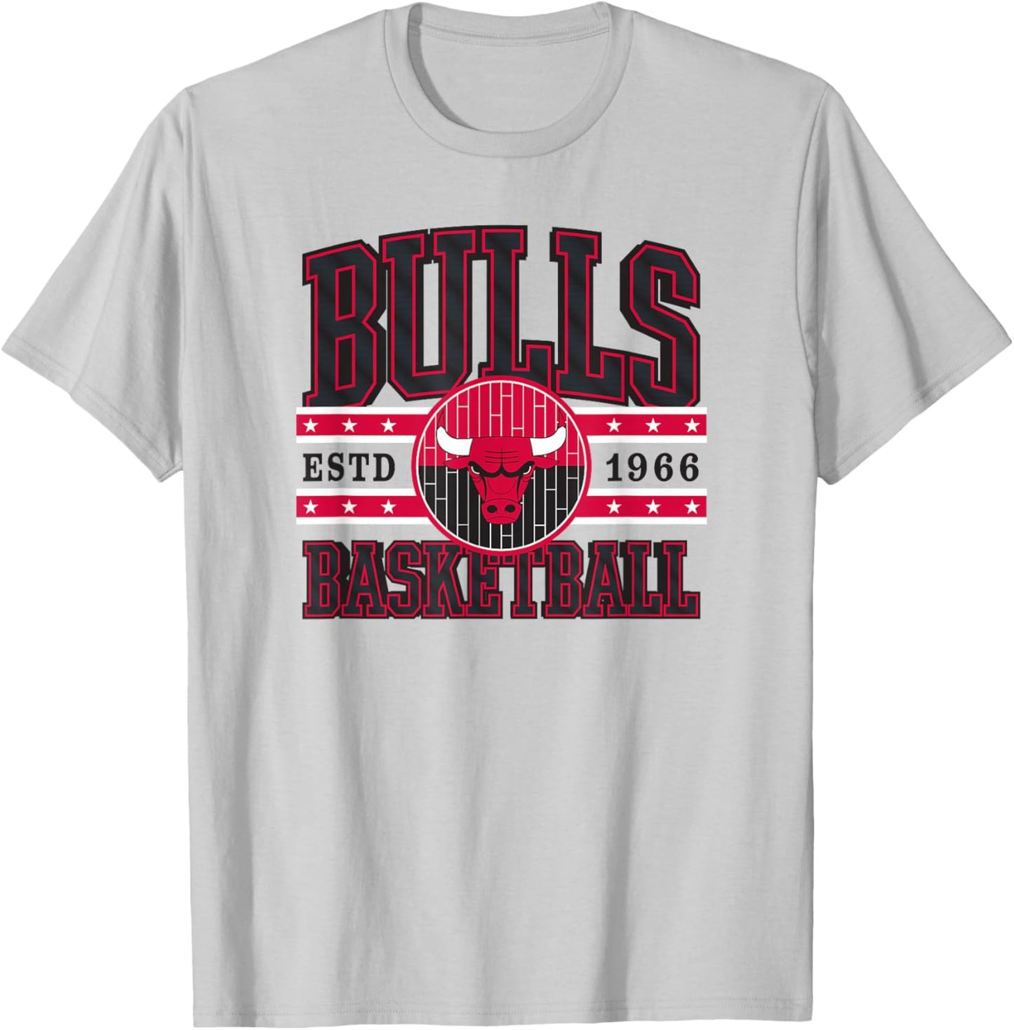 NBA Chicago Bulls Courtside T-Shirt - T-Shirt | Ash
