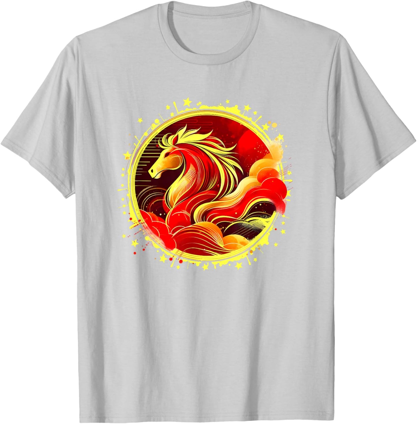 Year of the Horse 2026 New Year Lunar New Year T-Shirt - T-Shirt | Ash