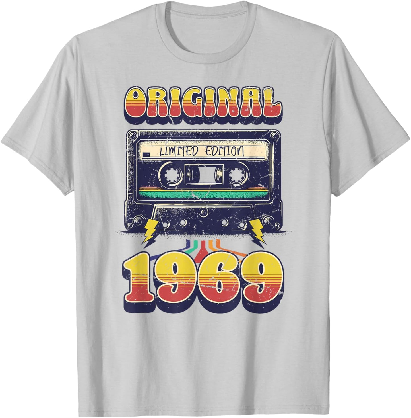 56th Birthday Retro Vintage 1969 Men Women T-Shirt - T-Shirt | Ash