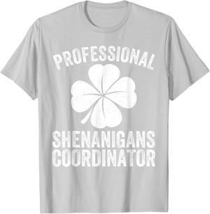 Shenanigans Squad Teacher St Patrick's Day Men Women Teacher T-Shirt - T-Shirt | Ash