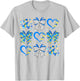Down Syndrome Coquette Bow Support Word Down Syndrome Day T-Shirt - T-Shirt | Ash