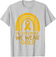 in September We Wear Gold Childhood Cancer Awareness Kids T-Shirt - T-Shirt | Ash