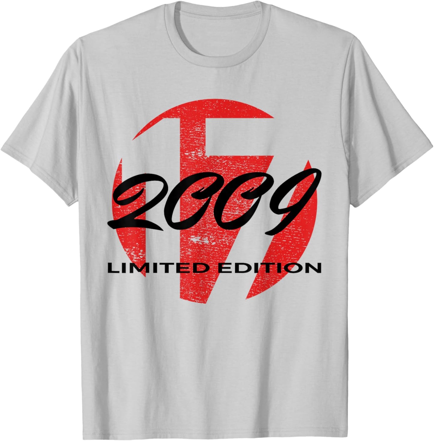 17th Birthday Girl Boy 17 Years 2009 Funny Gift T-Shirt - T-Shirt | Ash