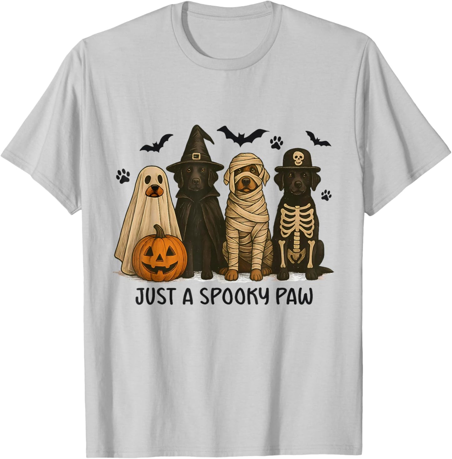 Labrador Retriever Halloween Labrador Witch Dog Mom T-Shirt - T-Shirt | Ash