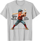 Wanna Be A Baller Shot Caller Retro Game Day Baseball Boy T-Shirt - T-Shirt | Ash