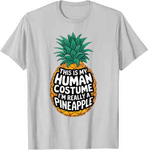 Pineapple Halloween Costume Carnival Pineapple Costume T-Shirt - T-Shirt | Ash